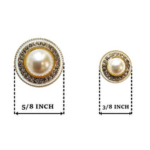 Pearl and Diamond plastics button- BU08