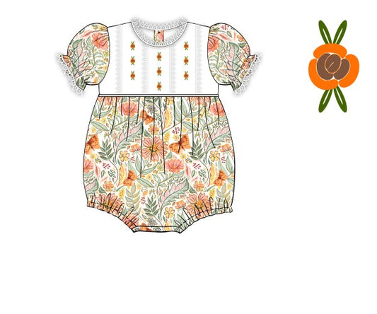 I53- Butterly floral woven printing 4.0