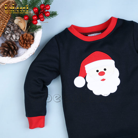 Lovely Santa Applique baby loungwear - ST 084