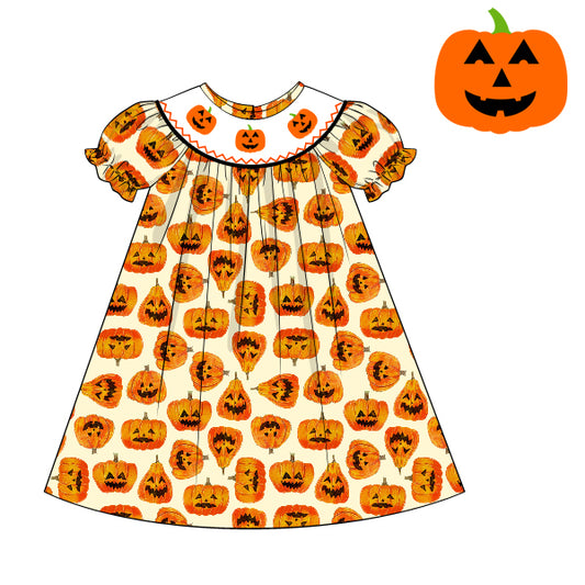 I48- pumpkin mask woven printing 4.0