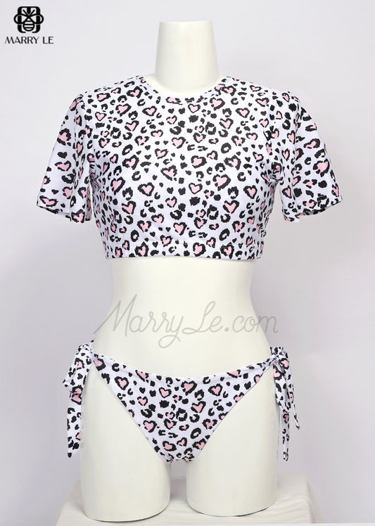 LOVELY LEOPARD GIRL SWIMWEAR FOR MOMMY - MD 92