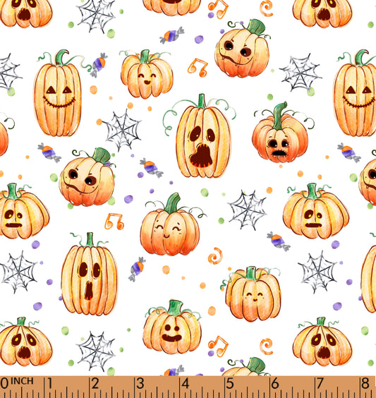 K319- Icon emotion Pumpkin  knit printing 4.0