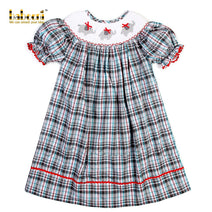 Lovely baby girl elephant smocked bishop dress - DR 3060