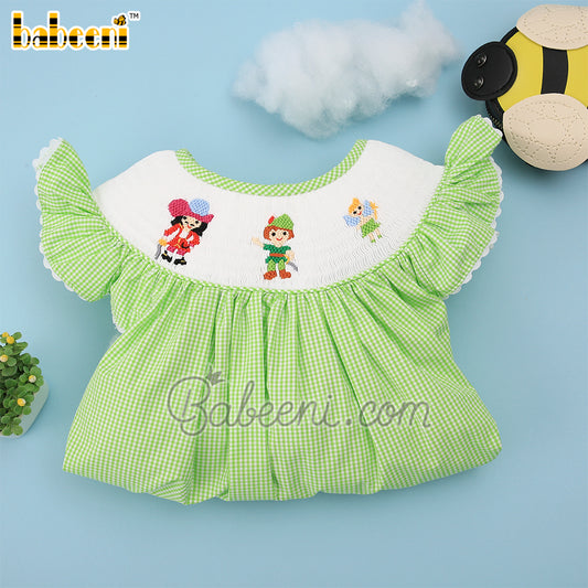 Smocked Peter Pan bishop dress – DR 3419