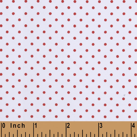 K87 - white with tiny red dot knit printing 4.0