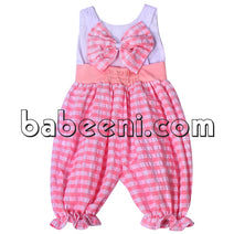 Nice light pink H back cut-out bubble for cute little girl - DR 2391