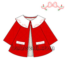 Delightful Rose Quilted Coat for Infants - QC 37