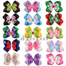 Girls grosgrain ribbon bow - HB 58