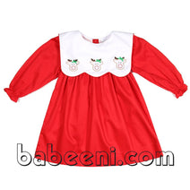 Lovely reindeer embroidery dress - DR 2908