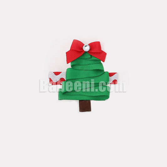 Christmas Tree Hair Bow HB 82