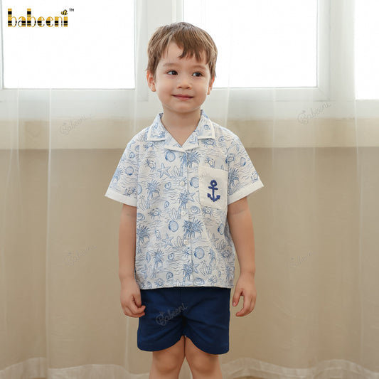 BC1370 – Boys’ ECO Anchor Embroidered Shirt