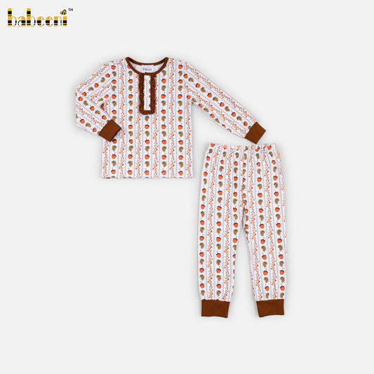 BC1420 - Harvest Stripe Eco Knit Lounge Set