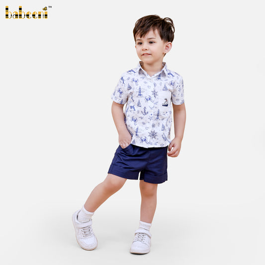 BC1441 – Nautical Sketch Shirt