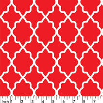 L3.0 - Red lattice fabric