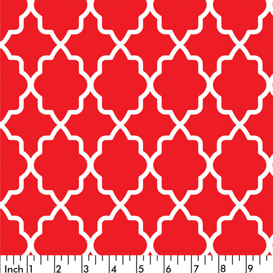 L3.0 - Red lattice fabric