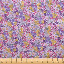 F32- tiny colorful floral fabric