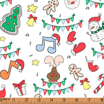 PP64-Christmas pattern fabric 64 printing 4.0