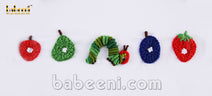 Insect with fruits crochet - CP90