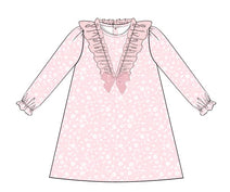 CF01- Pink swiss dot chiffon fabric