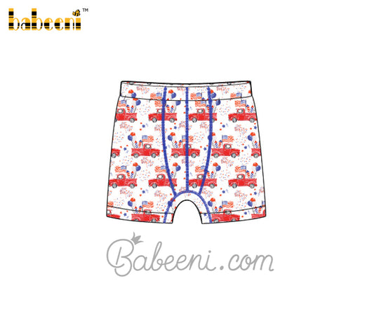 Firework Truck printed man underwear - UM 06