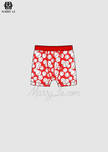 BASEBALL PRINTED MAN BOXER - MD265