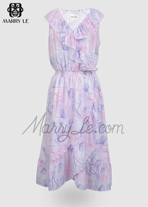 GORGEOUS WOMEN FLOWER PRINTED DRESS– MD525