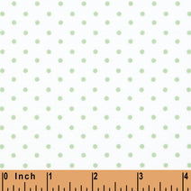 K296- white with tiny aqua foam dot knit fabric printing 4.0