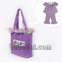 Lovely hand smocked handbag for kids - KB 04