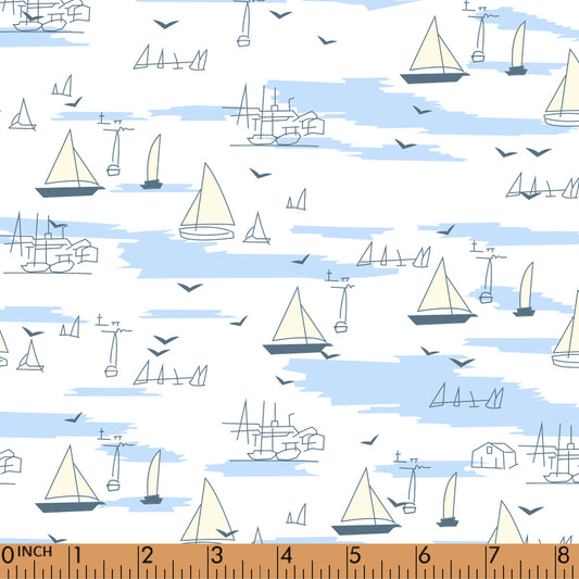 F99- fishing port woven printing 4.0