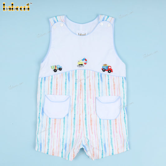 Boy Shortalls Trucks French Knot - BC1176