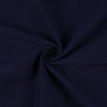 EL04- Navy Stretch Linen Fabric