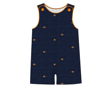 Y30 - bees on denim fabric