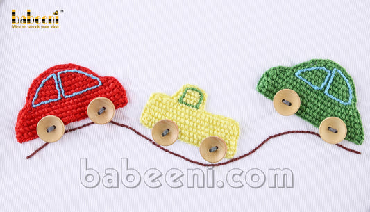 Colorful cars crochet - CP70