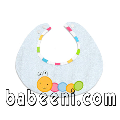 Caterpillar applique toddler bibs BI 06