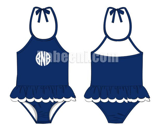 Cute navy swimwear for girl - SW 423