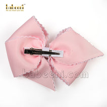 Lovely little girl pink hair bow- HB 90