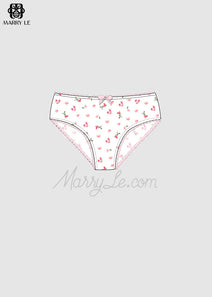 CHERRY BLOSSOM PRINTED WOMEN UNDERWEAR - MD297