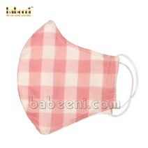 Baby Pink check mask - FA 107