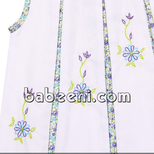 Sleeveless embroidered dress - DR 2451