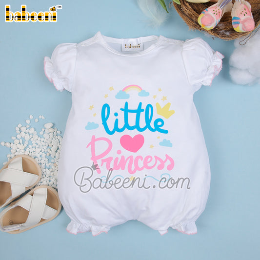 Little princess embroidery bubble for newborn – GS 15