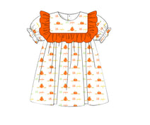 F155- Little pumpkin woven printing 4.0