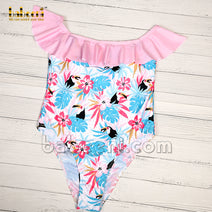 Lovely toucans girl swimwear for mommy - FWM 15