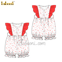 Heart printed bubble for twins – GS 24