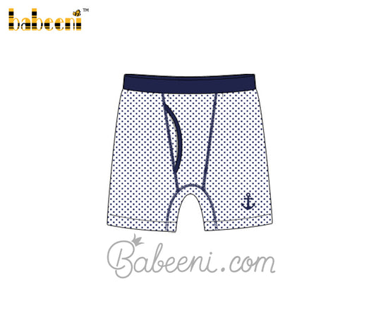 Anchor embroidery man underwear - UM 14