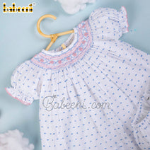 Geometric smocking girl clothing – DR 3385