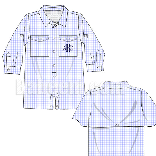 Nice boy shirt romper - TS 30