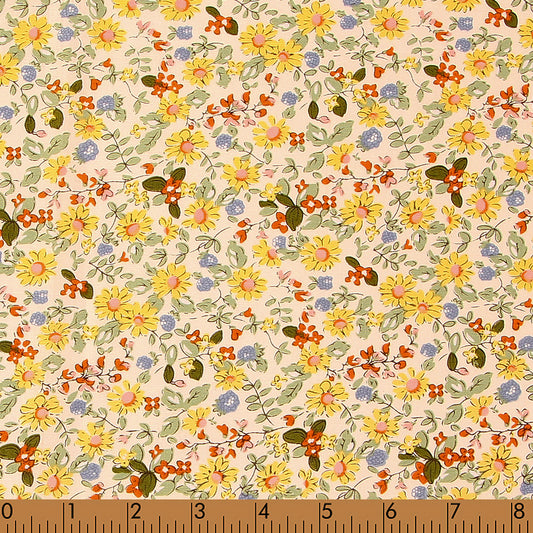 F9.0 - Yellow and orange floral