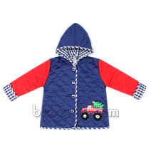 Quilted Christmas Girls Hoodie - QC 82