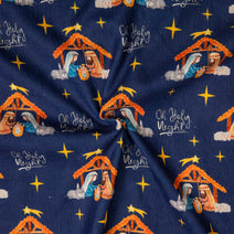 N49- Nativity corduroy printed 4.0