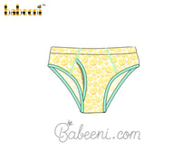 Lemon slide printed man brief - UM 29